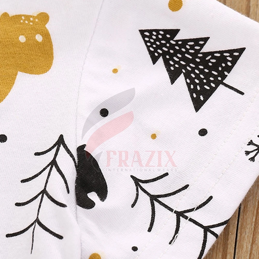 Baby Boy Summer Clothes Short Sleeve Animal Print T-Shirt + Shorts Set 2Pcs