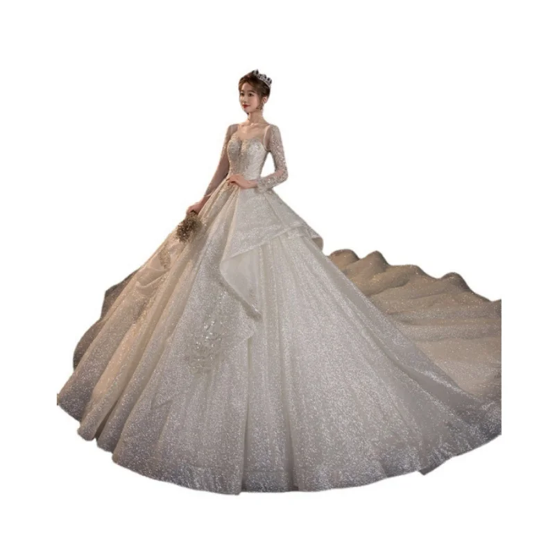 Limited  ODM OEM wedding dresses 2024 elegant wedding dress ball gown