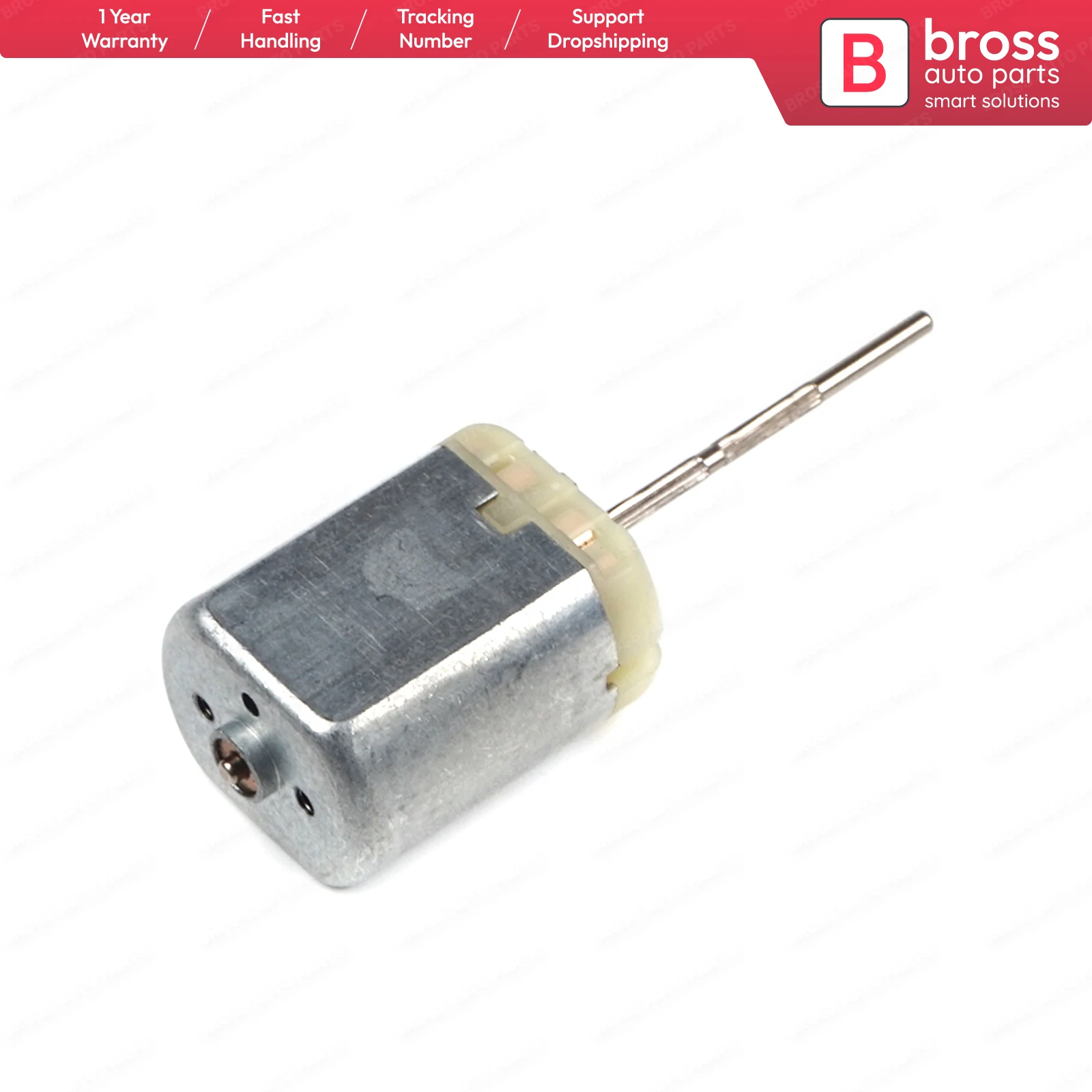 BGE678 FC-280 12V DC 28.30 mm Ribbed Spindle Shaft Axle Motor for Car Door Lock Fuel Cap Actuator Folding Mirror Repair