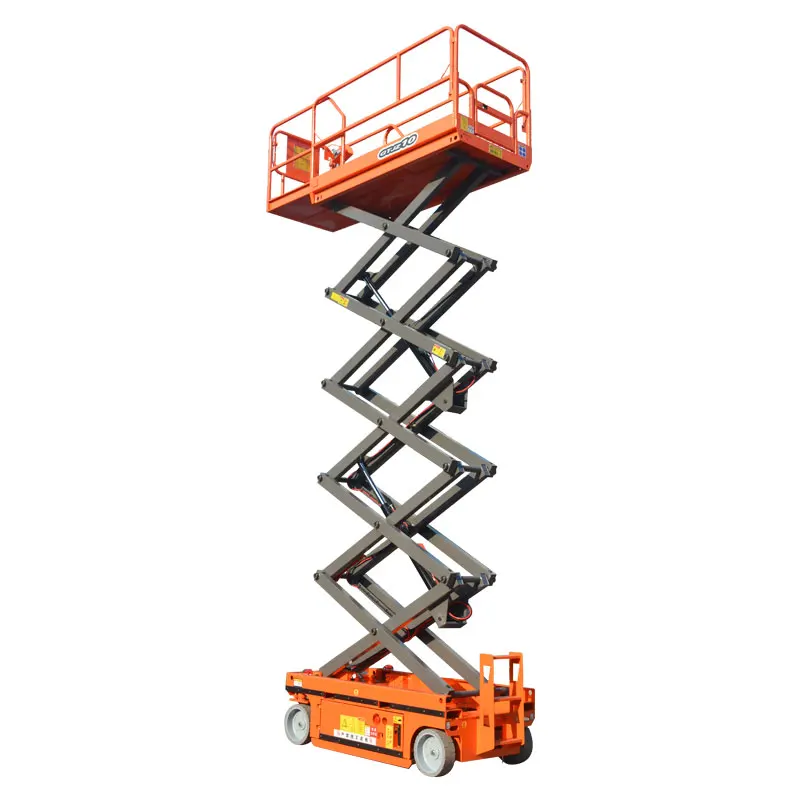 Qiyun Factory Supplier CE ISO Electric DC  Self-moving Hydraulic Scissor Lift for Sale