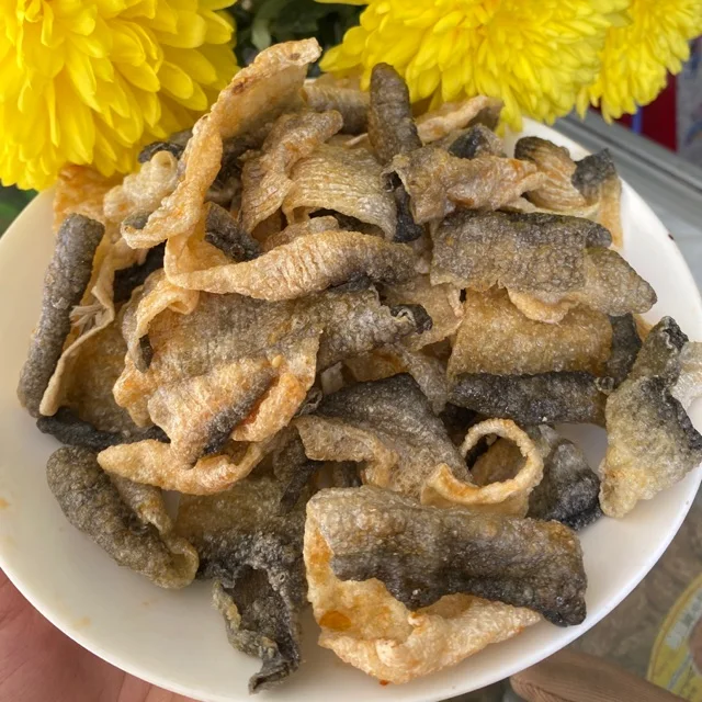 SNACK CRISPY FISH SKIN/ FROM 100% FRESH FISH SKIN/ THE NUMBER ONE FISH SKIN FOR YOU!!