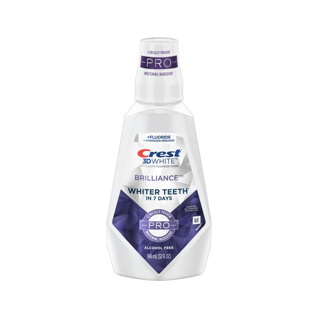 Case of 48 Cr est Pro Health Alcohol Free Mouthwash Clean Mint 1.22 FL OZ (36 ML)