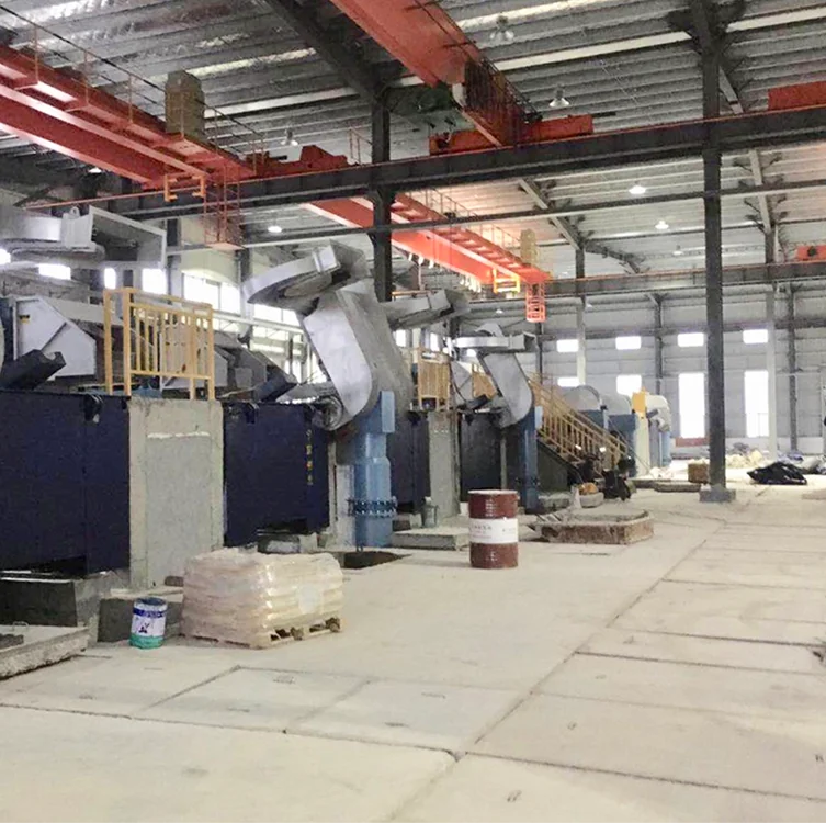 SHENGUANG Hot Sale Automatic Remote Monitoring Induction Aluminum Melting Metal Machine 100kg 200kg 500kg Induction Furnace