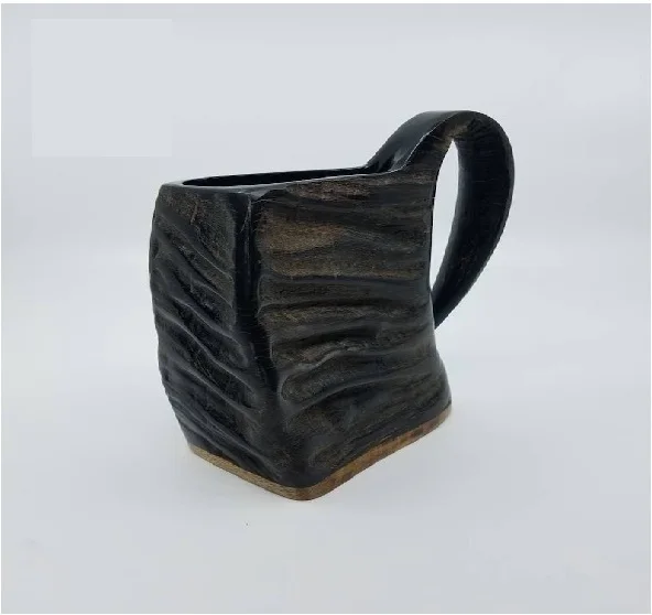 Premium drinking Horn mug Decorative Coffee Mug for Home Hotel and restaurant Traditional drinking mug BY N M CRAFT salt lamp
