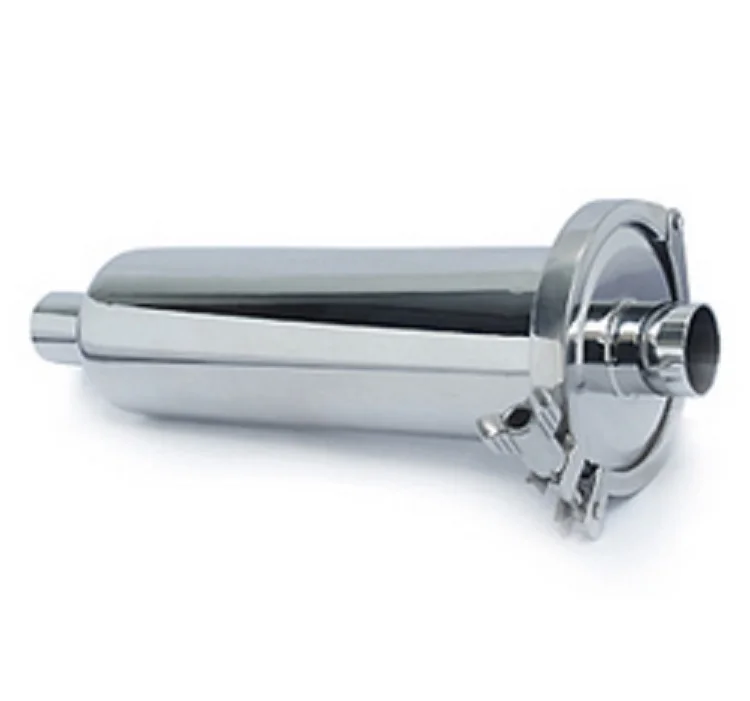 Sanitary Stainless Steel Straight Strainer Clamped Straight Strainer Clamped Angle Strainer