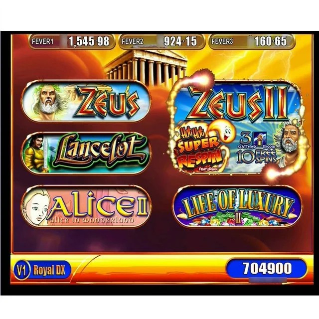 Royal DX 5 in 1 V1-V6  multi game  arcade game machine WMS550 POG game board factory