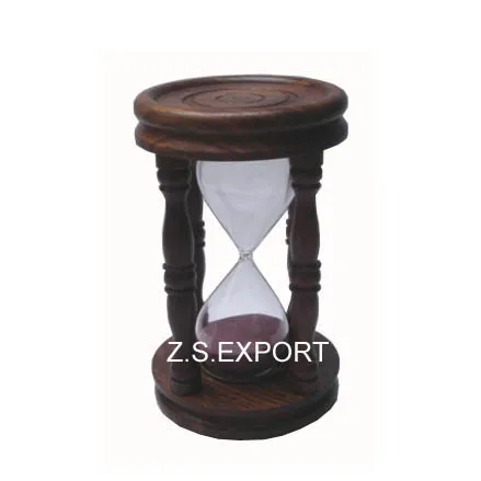 New Modern design Metal Sand Timer Metal hourglass Wholesale Vintage  home decorative Office Desk Item Nautical sand timer