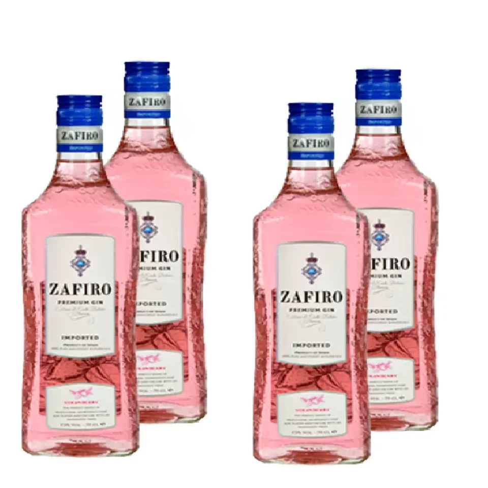 Алкоголь объемом средней интенсивности, высококачественный ароматный 37.5% клубничный джин для смешивания коктейлей