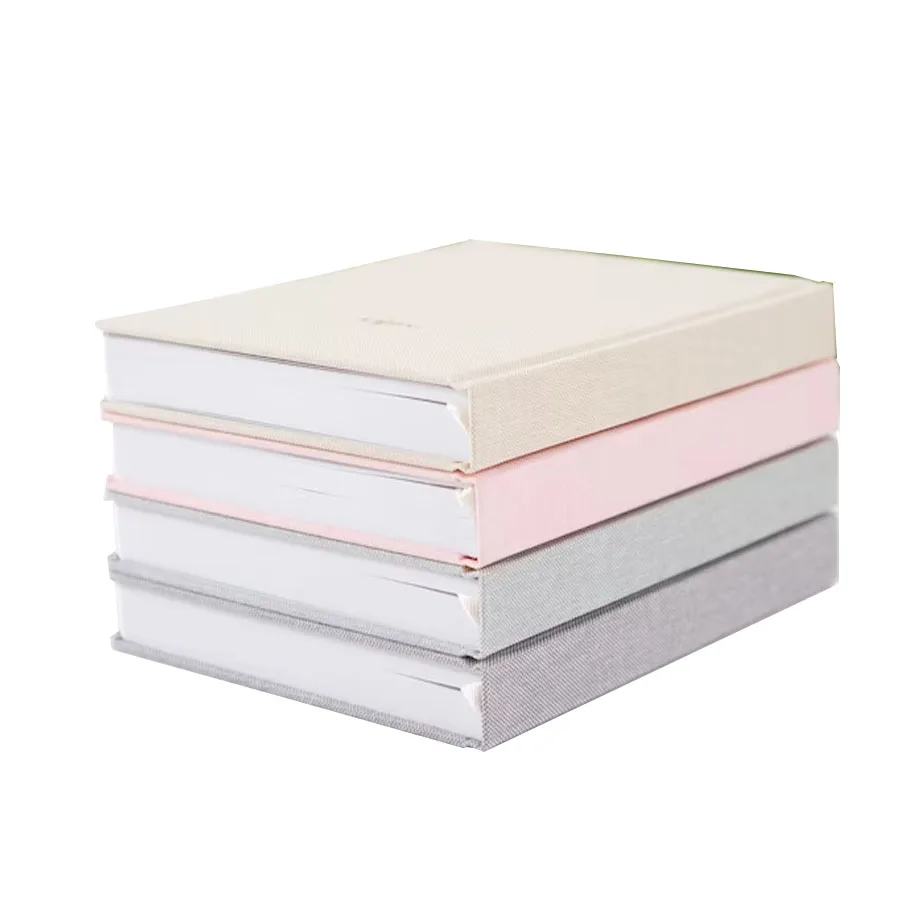 Factory Custom Printing Hardcover Fabric Linen Cover Journal linen journal diary notebook