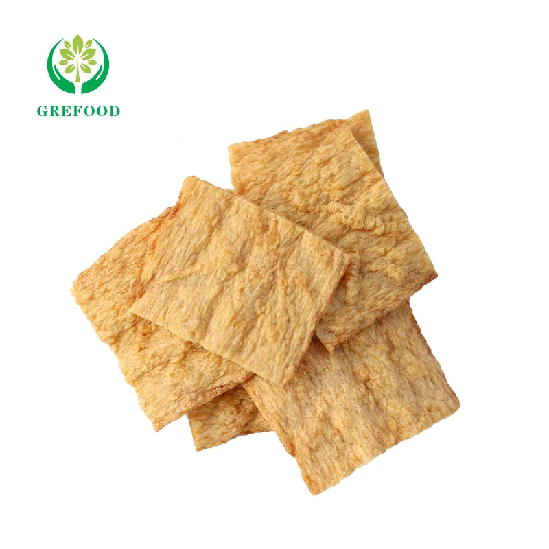 Grefood Wholesale high quality textured vegetable protein MUI TVP Snack Food TVP textured soy protein for snack food