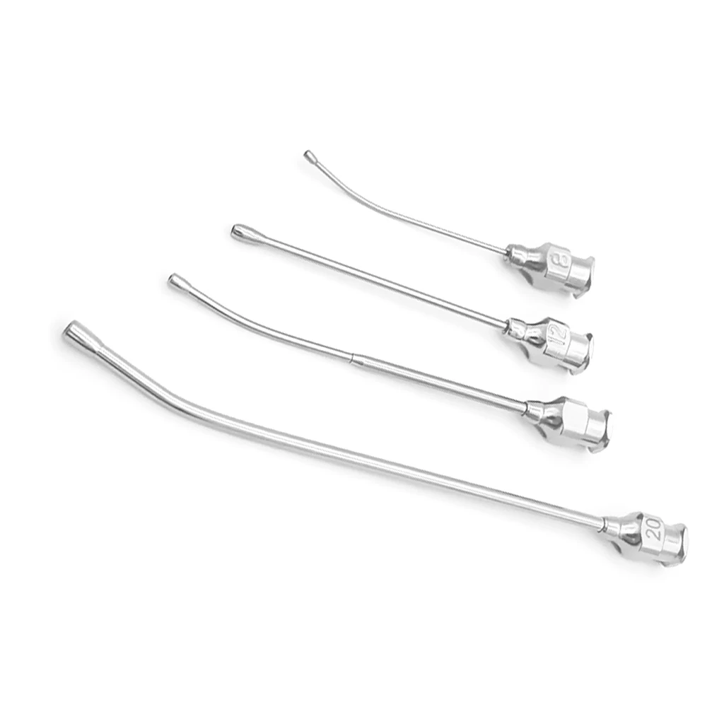 Reusable Veterinary Cannula Pet Bird Drench Cannula for Oral Gavage Feeding for Rats and Mice