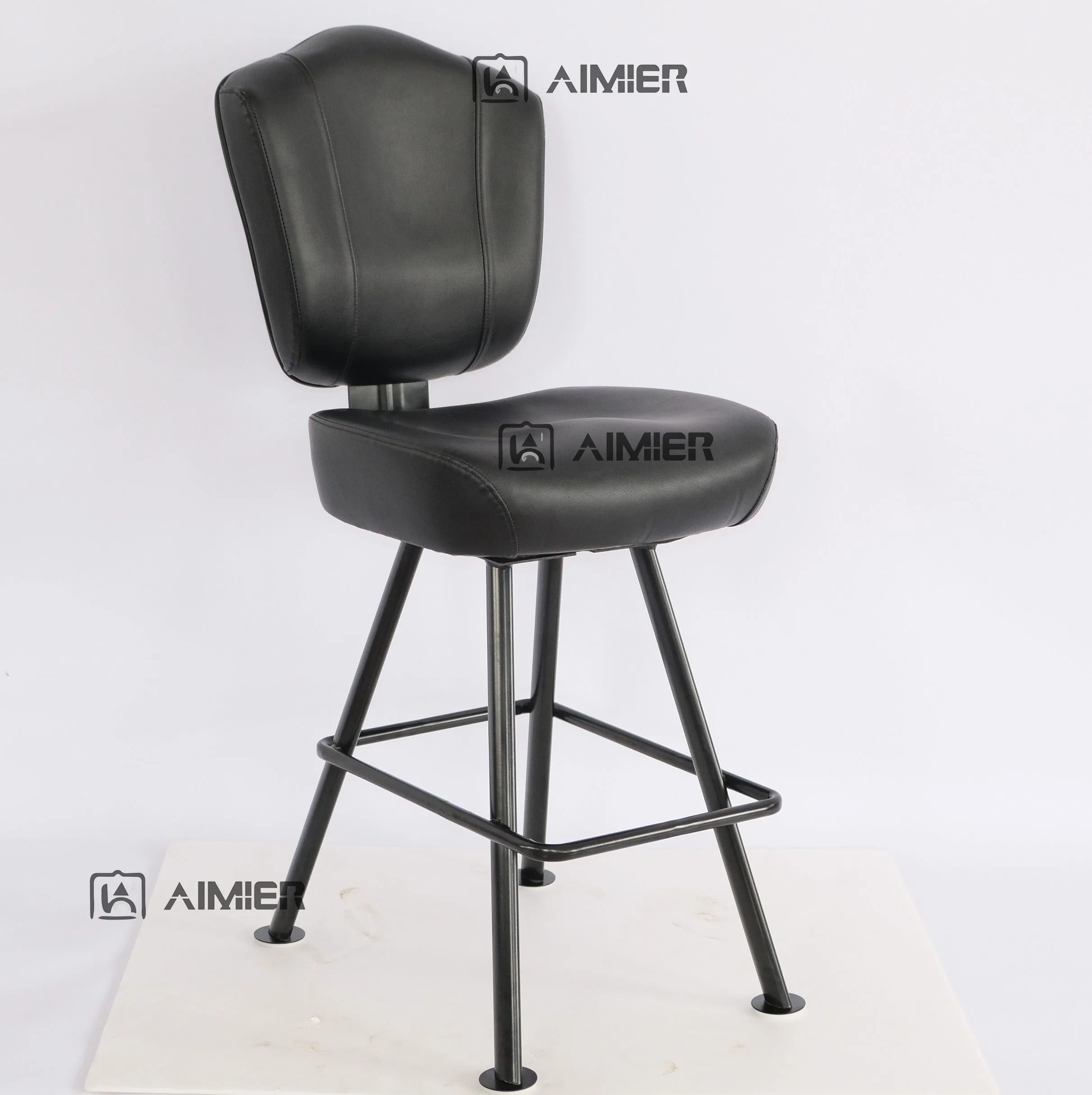 Custom Heavy Duty Slot Casino Machine Chairs Fabric Luxury Seating High Feet Stable Poker Red Chairs