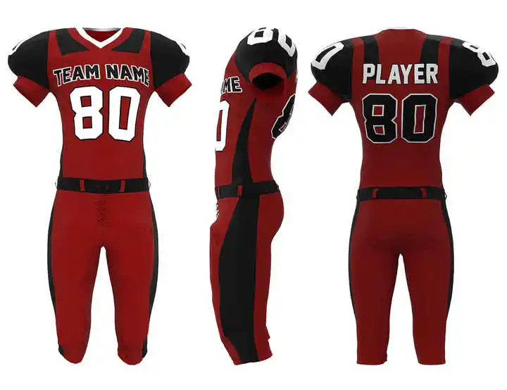 Top Selling Adult Size American Football Uniform Factory Price in Stock Online Sale American Football Uniform for Men