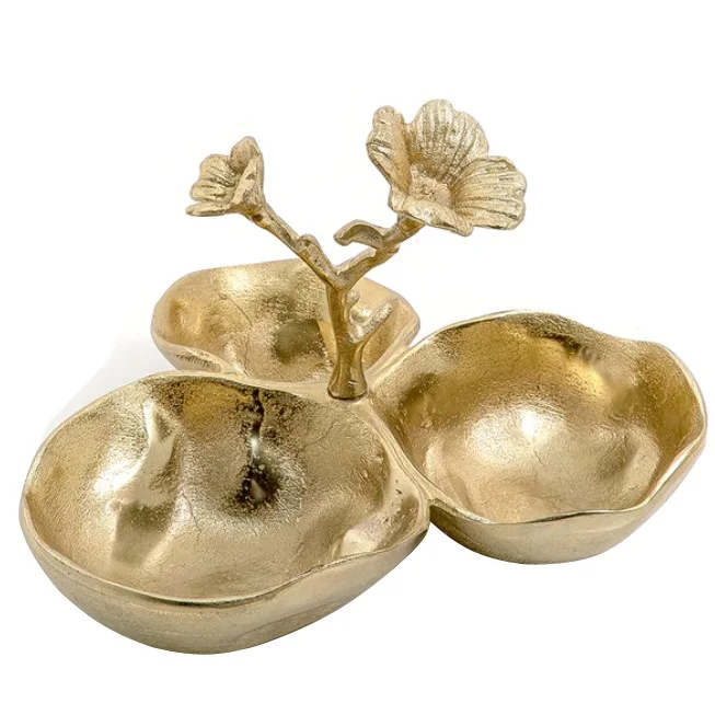 Home Wedding Hotel Dinner Table Fruits Server Tableware Bread Contain Bowl Etching Fruits Server Bowl Mesh fruit Bowl