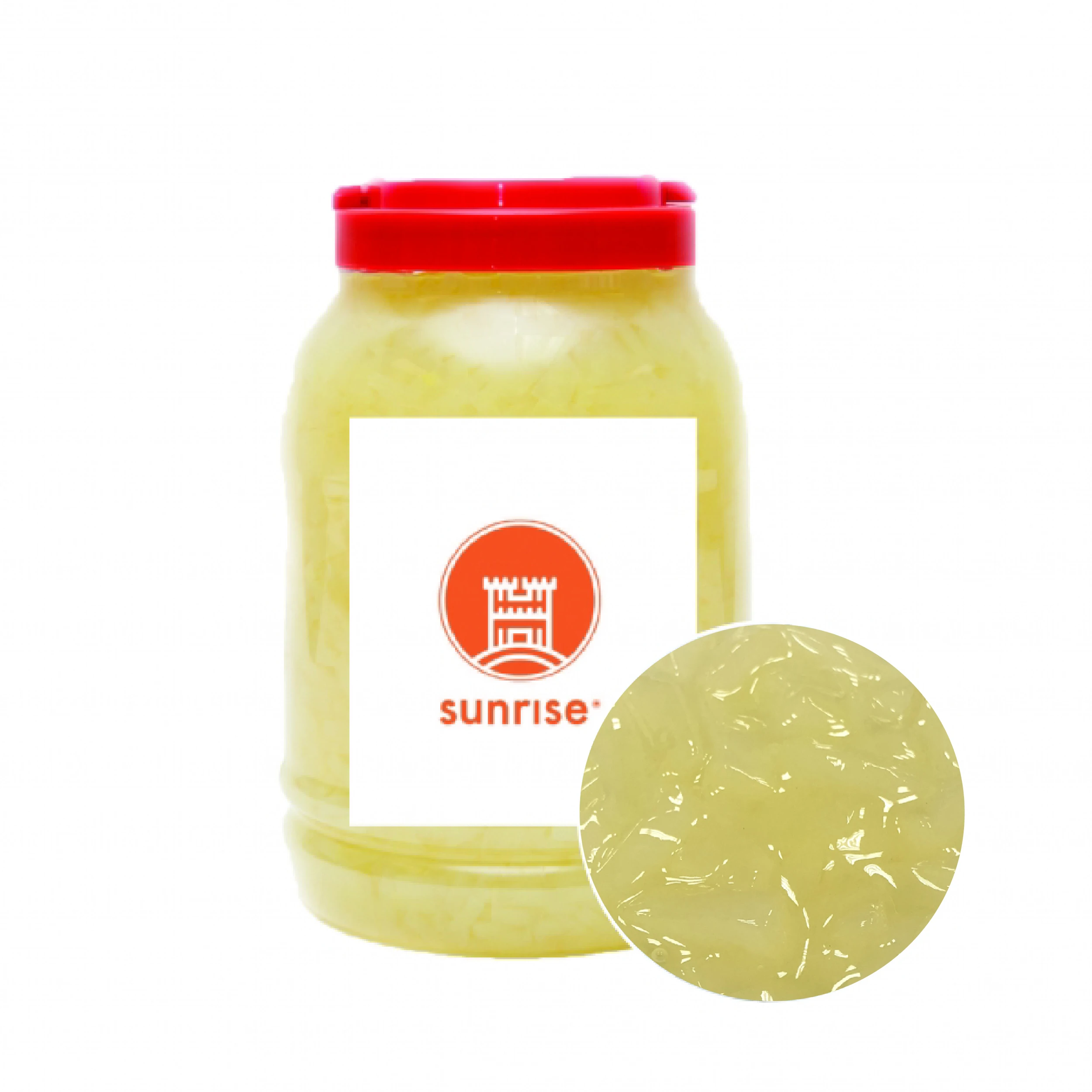 Nata De Coco With Pineapple Flavor To Bubble Tea Ingredients