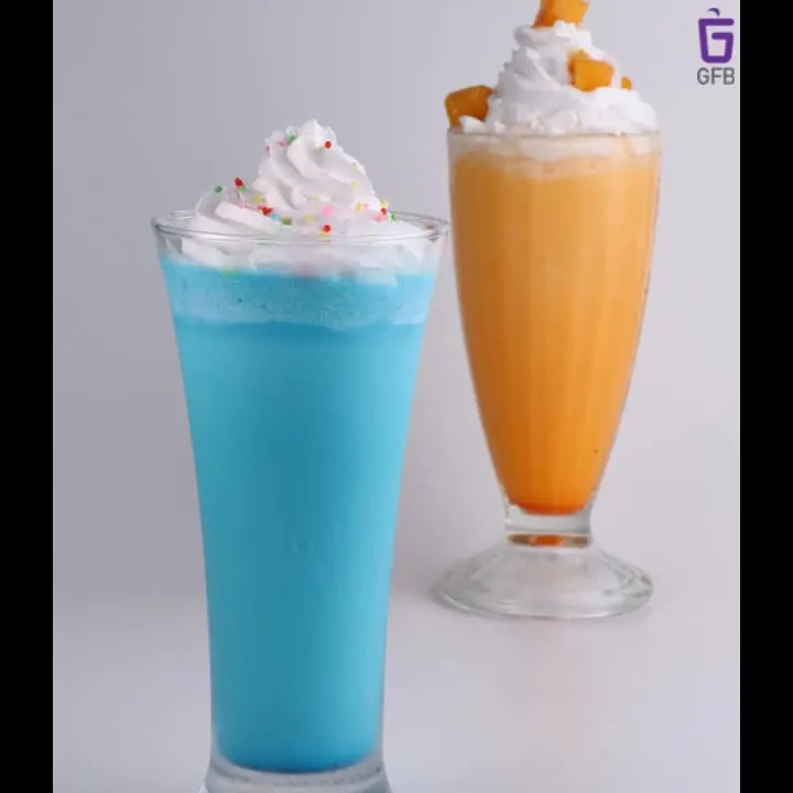 Hot Deals Best Selling Taiwan, China Premium Instant Bubble Gum Blue Ice Bubble Tea Flavor Powder 1kg 100% Halal Certified