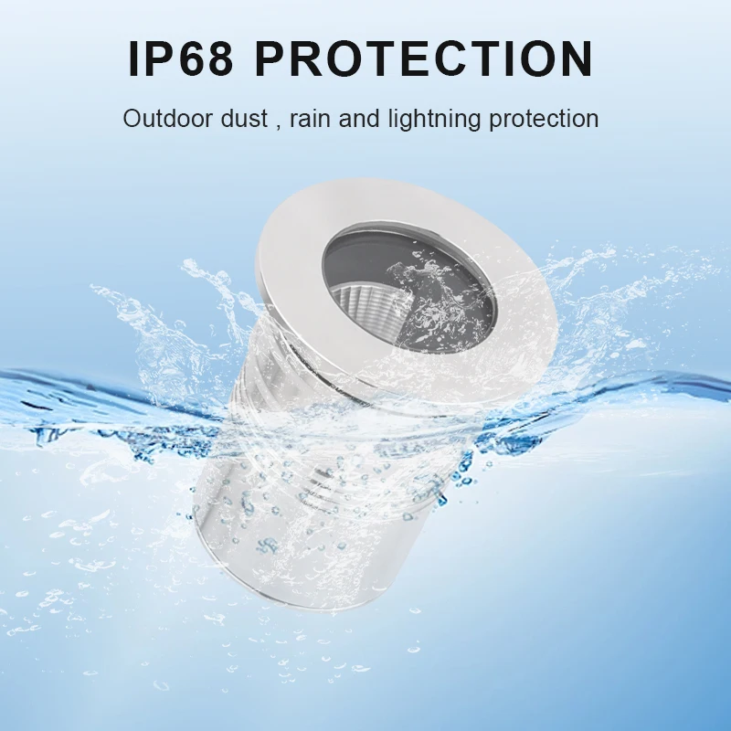 Litecent 1 Вт IP68 DC24V светодиодная подводная Лампа морской нержавеющей стали 316L Светодиодная лампа для бассейна RGB фонтан круглая Li