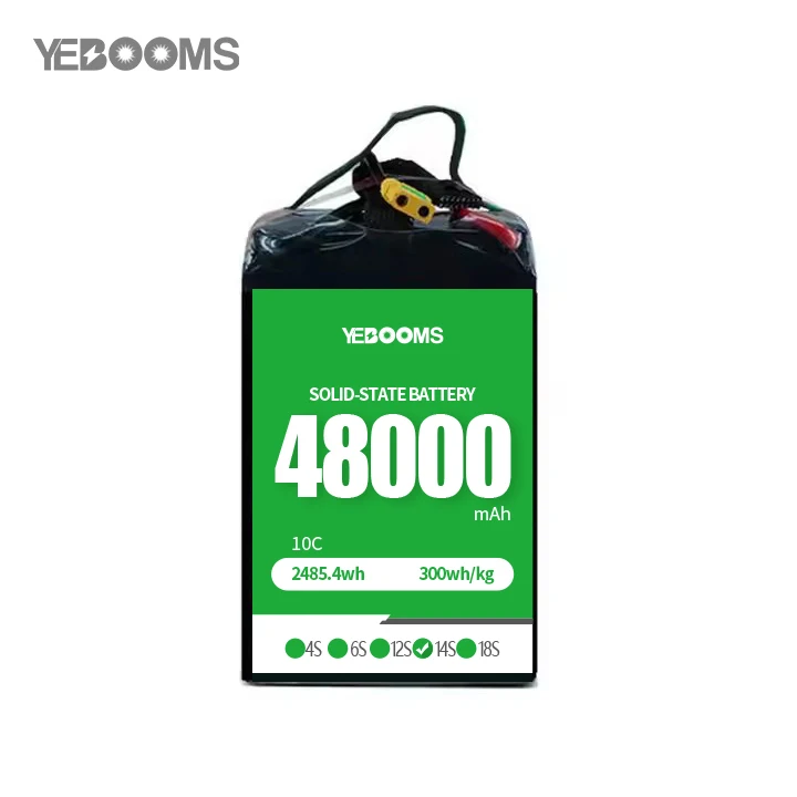 Factory Price 48,000mAh 2485.4Wh Drone Battery with High Energy Density Fast Charging and LNO Cells for Drones