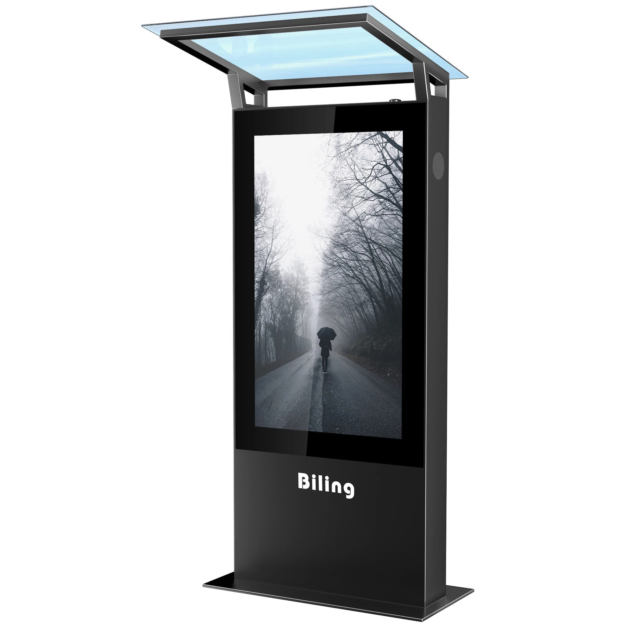 Optical bonded screen commercial lcd movable advertising board Ultra thin bezel restaurant digital signage and displays outdoor
