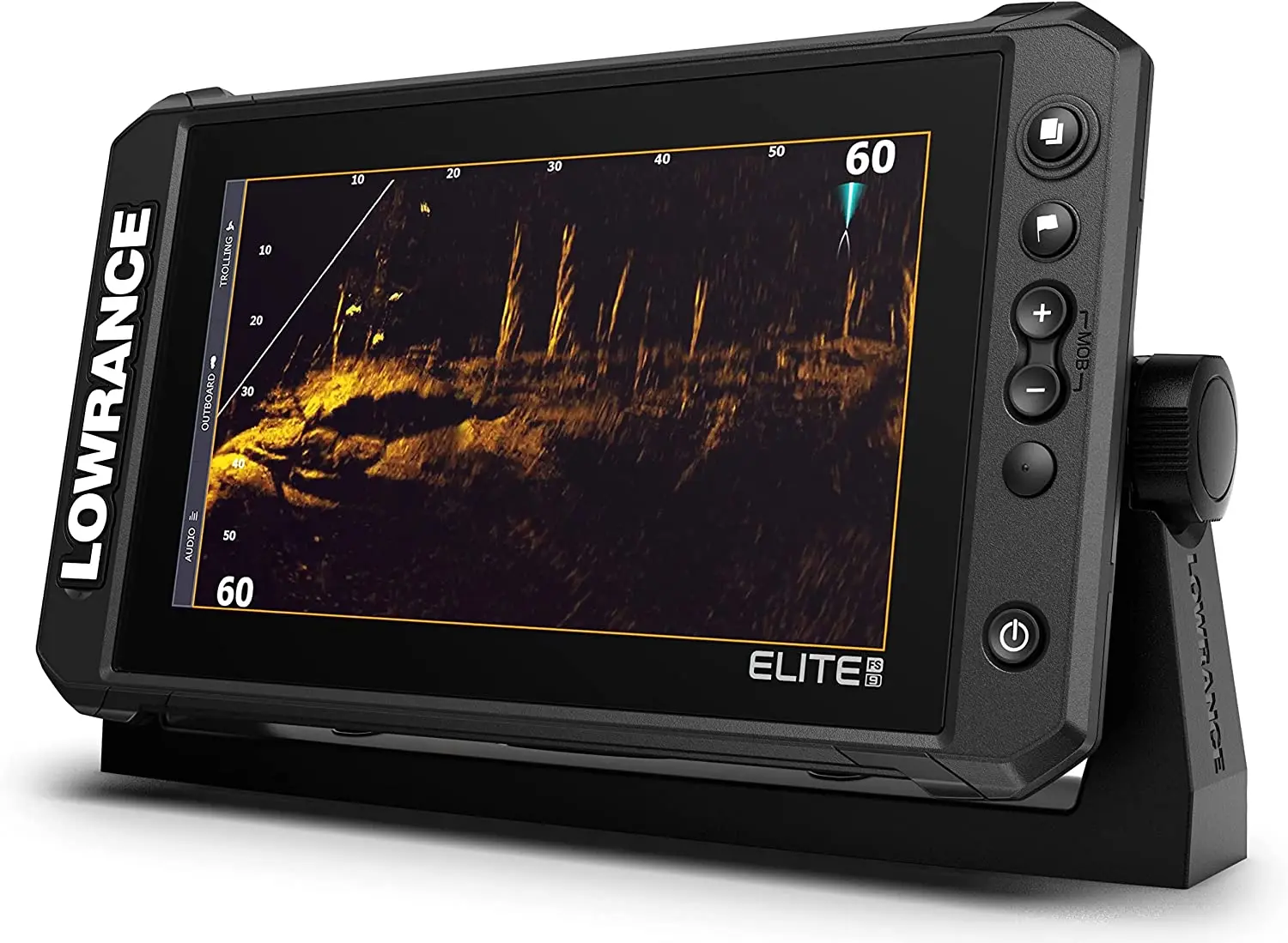 Discounted Price On Original Lowrances Elit FS 9 Fish Finder with ActiveTarget Live Sonar, Preloaded C-MAP Contour+ Charts
