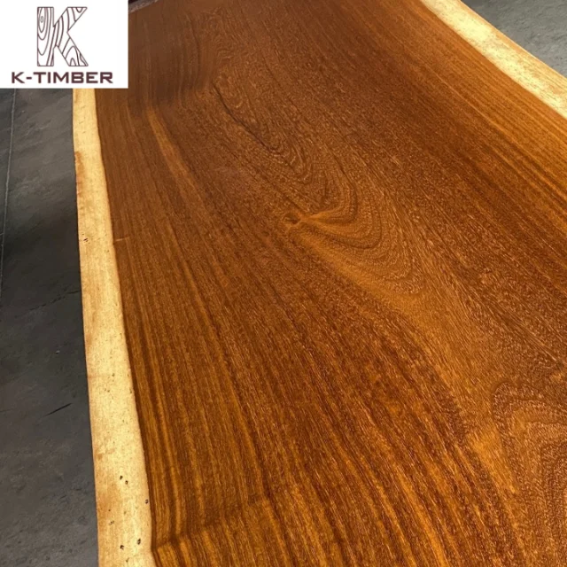 Iroko Slab Africa Hardwood Flooring Timber Pine Wood Board Block Board Pallets Wooden Oak Walnut Wood Lumber K-Timber