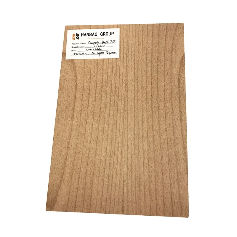 Wholesale Cabinet Grade Crown Cut European Steamed Beech Fancy Plywood