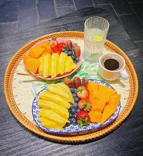 Best price Rattan Trays Handmade Eco-friendly for Decor Home made in Vietnam