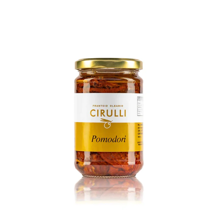 Italian Preserved food Sundried tomatoes canned in 280 gr jar ideal with many types of dishes like cold pasta