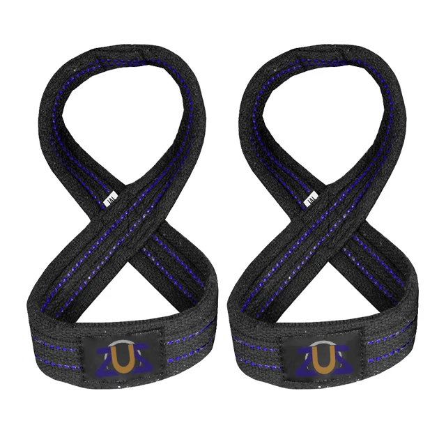 Weightlifting Figure Eight Straps Fitness Lifting Straps For Power lifting Hot Sale Weight lifting Figure Eight Straps