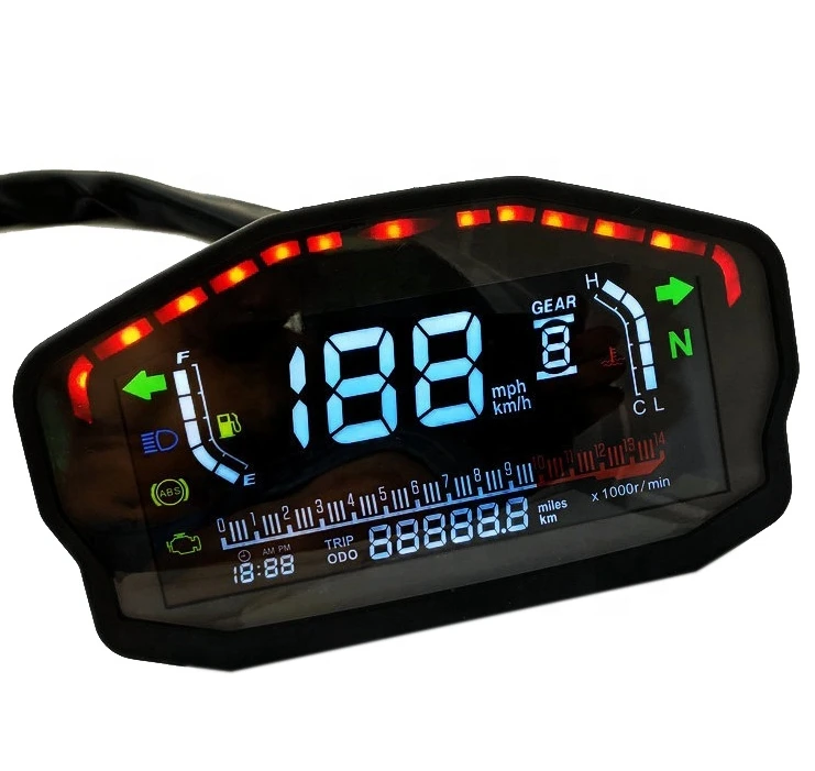 Universal Modified Motorcycle Meter Good quality T16 Water Temperature And Digital Meter