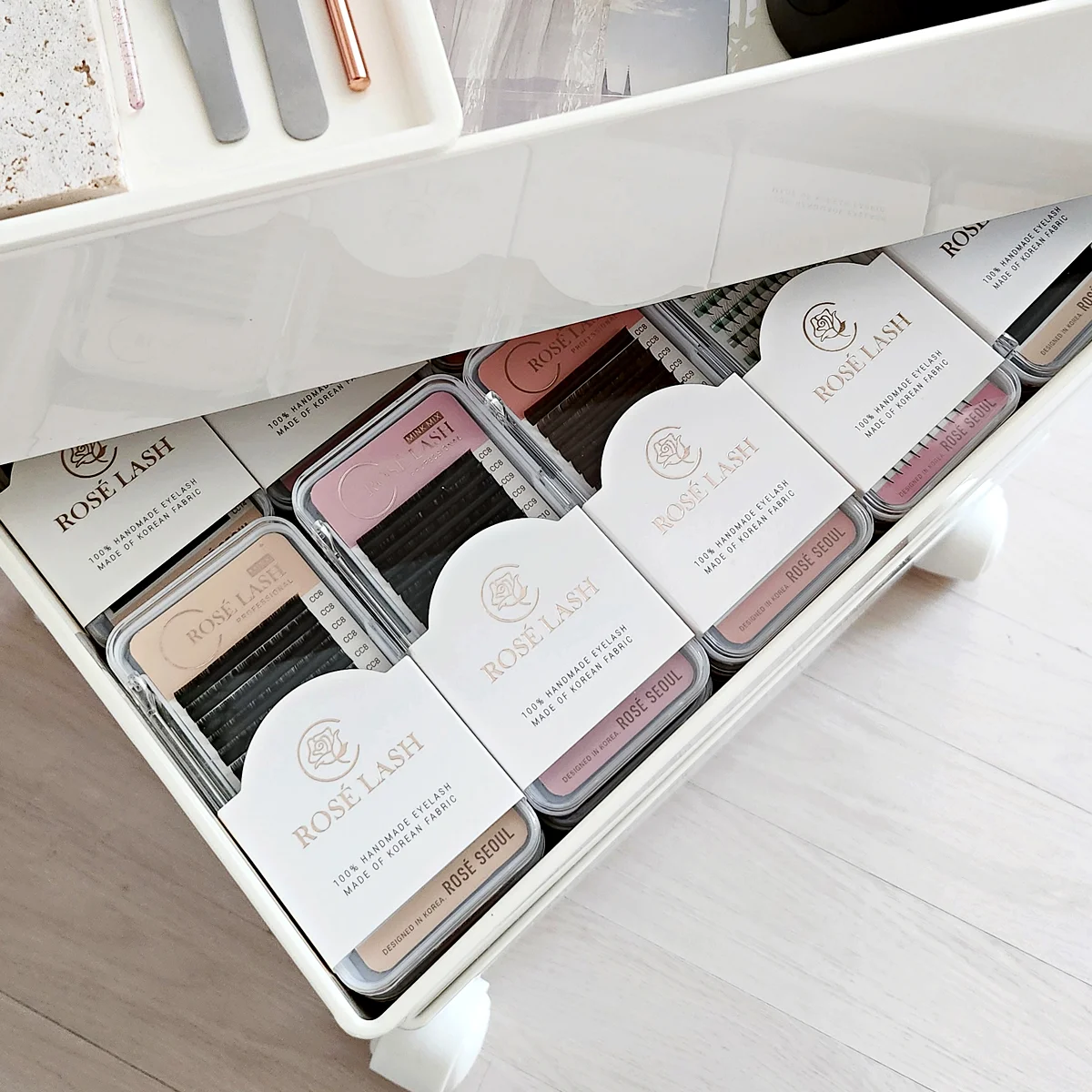 [ROSE LASH] Premium Mink Eyelash Extensions, Korean PBT materiel Eyelash Accessories