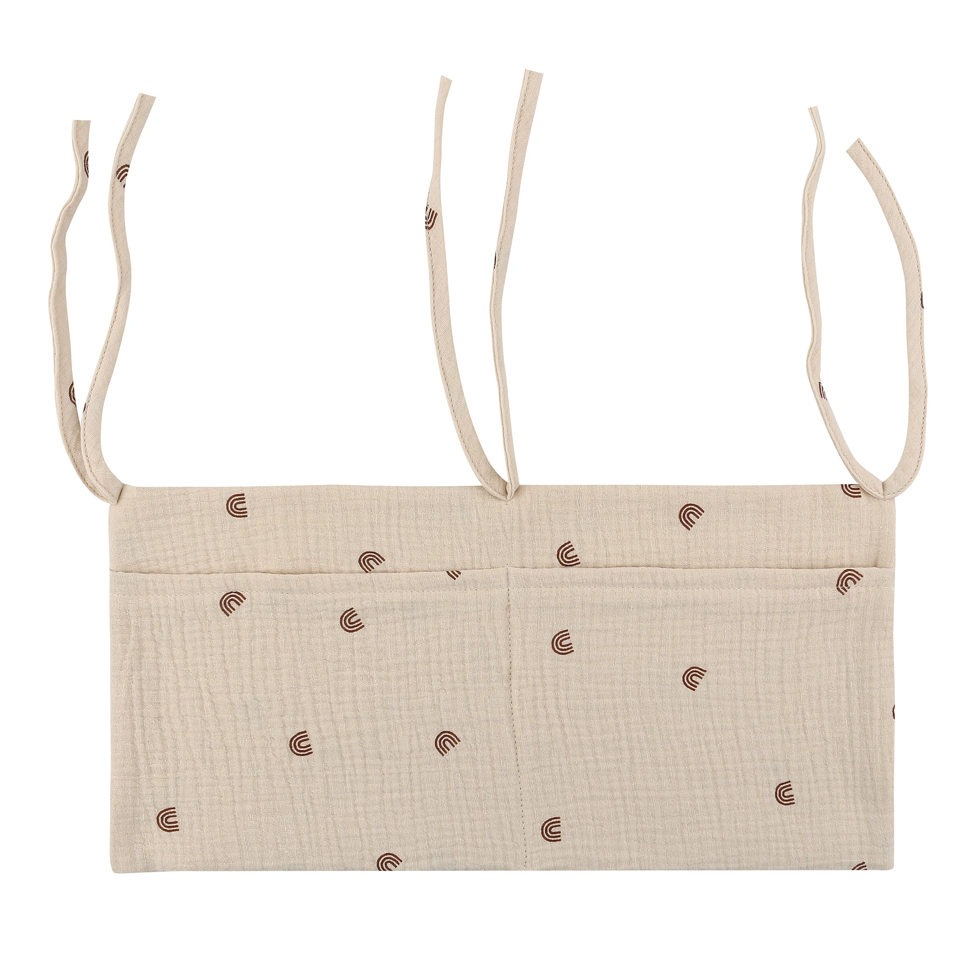 Affordable and high-quality baby room shopping cart storage bag, cotton cloth, bed, multiple pockets, bedroom