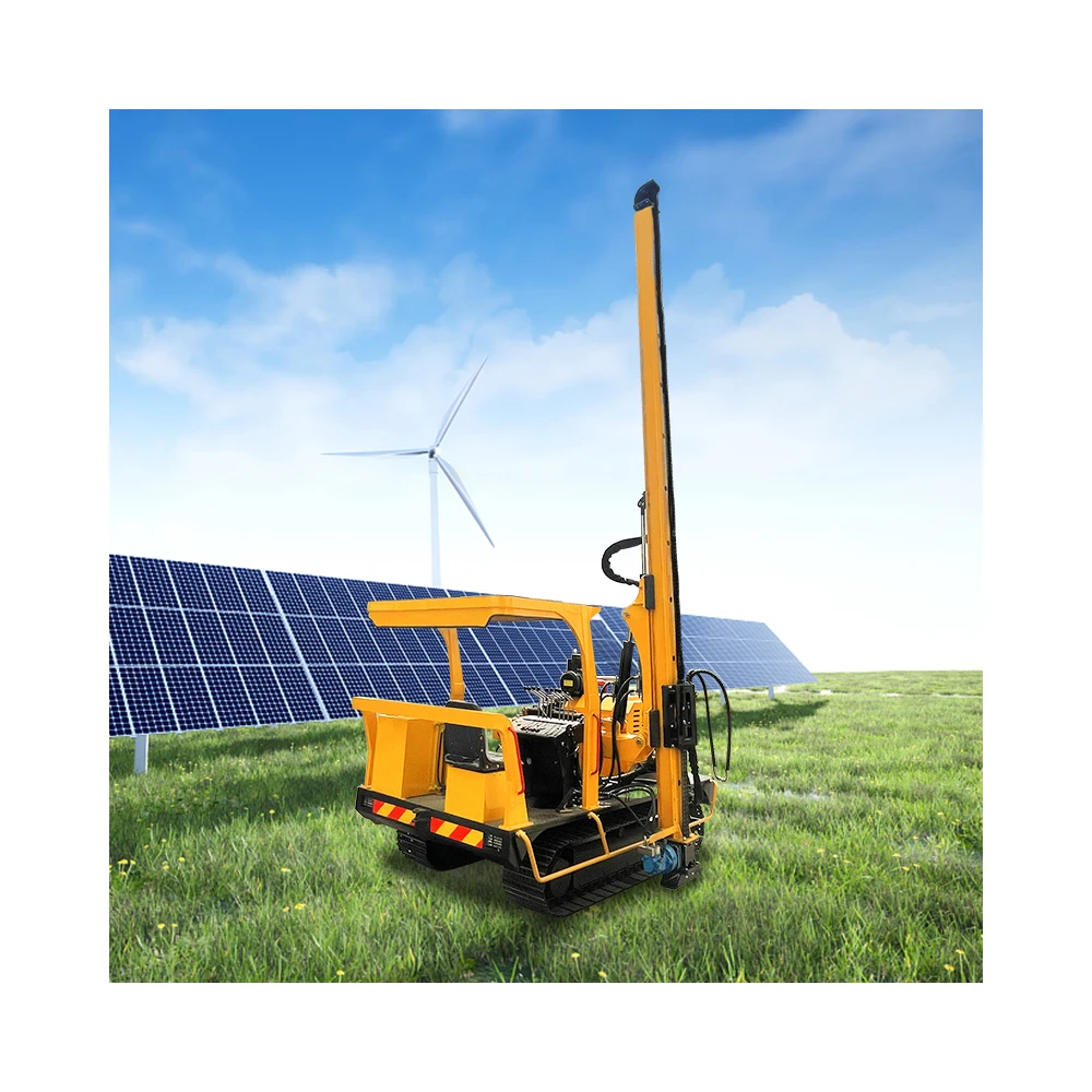 From EVERSTAR  Innovative and durable  Solar Powered Pile Driver GPS System  Construction Pump New Hammer Core