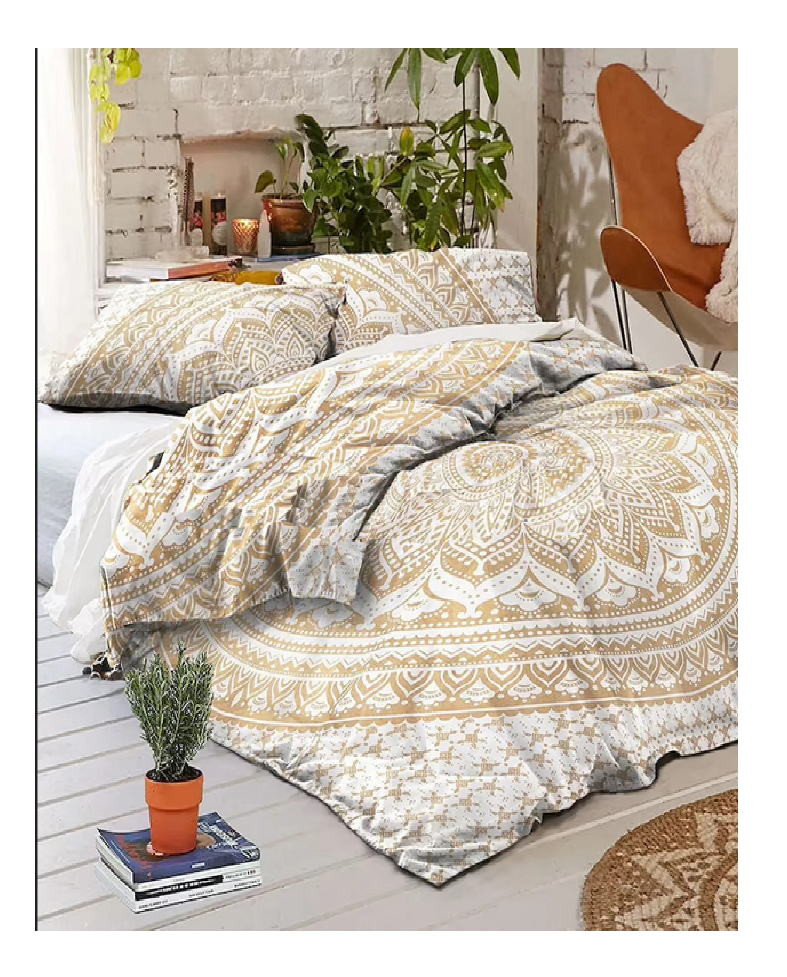 Indian Wholesale Price 100% Cotton Mandala Duvet Cover Bedding Bedspread Bohemian Blanket Bed Cover Reversible Quilt Cover