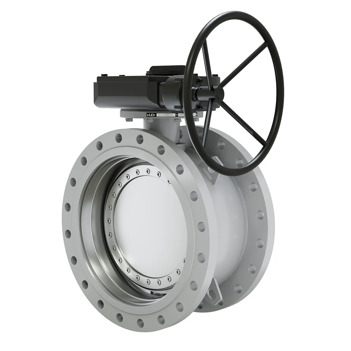 LD triple eccentric butterfly valve flange/flange