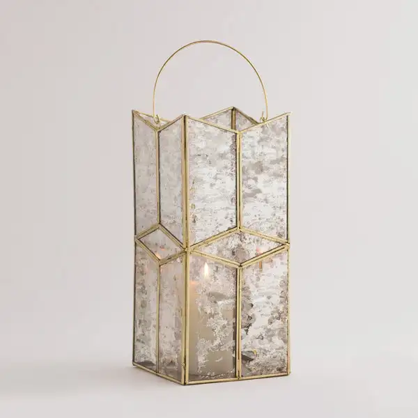 Лидер продаж роскошный подсвечник-фонарь для домашнего использования декоративный стол декоративное освещение Декор медный античный фонарь morroco