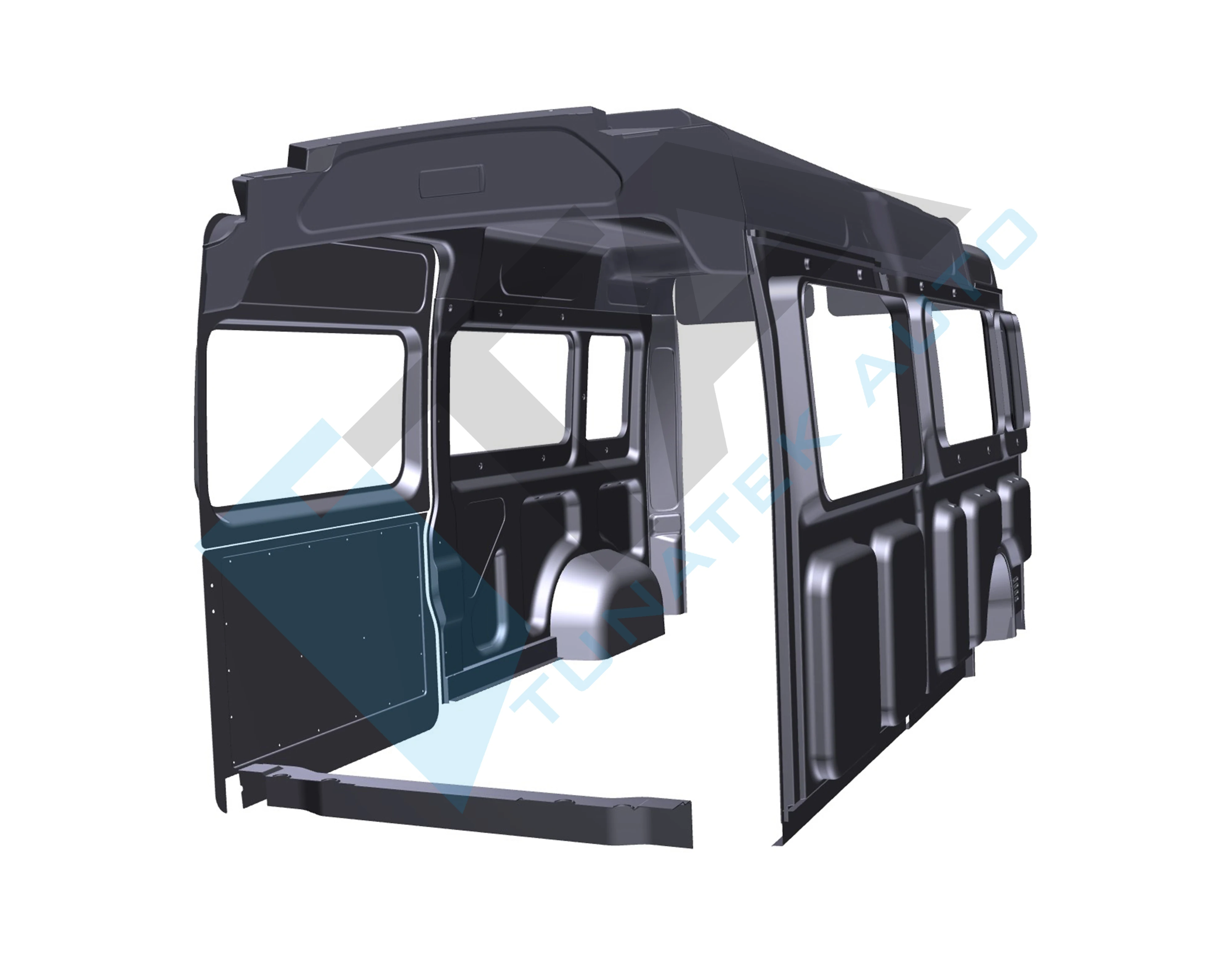 LHD Left Hand Driving Van Boxer Ducato Jumper Dodge RAM Master interior trim L3H2 13m3 made of real ABS matte finish