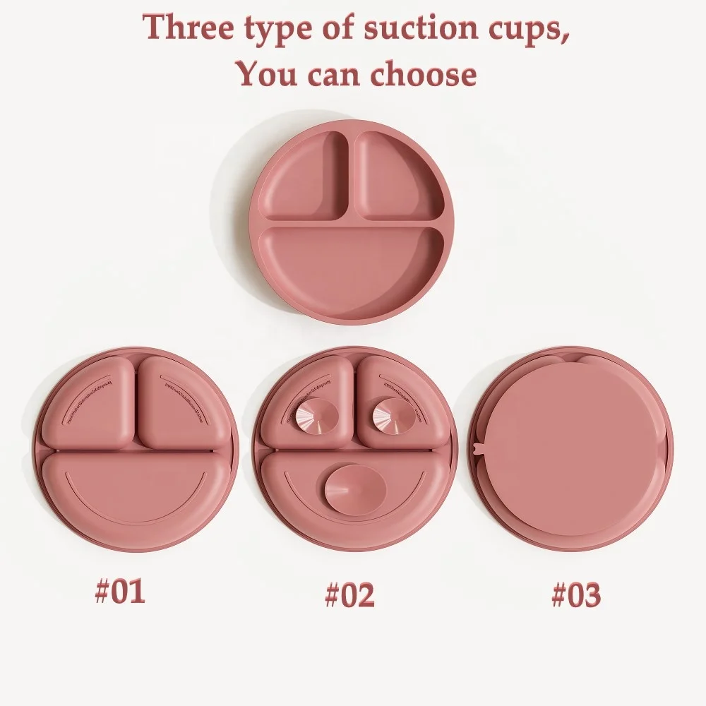 Oem Baby Feeding Supplies Food Grade Bpa Free Custom Logo 6 Pcs Tableware Silicone Baby Feeding Set For Kids