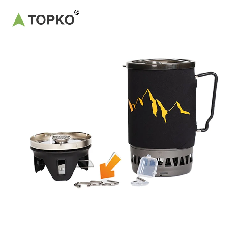 TOPKO High Quality Camping Oven Outdoor Portable Camping Cooking System Camping Equipment Gas Stove