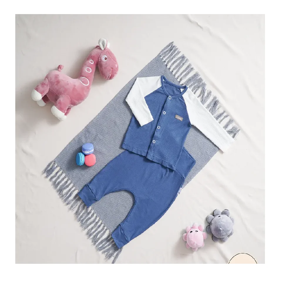 95% Cotton 5% elastane Newborn Clothing 0-6 months Breathable Boys clothing sets Items In-Stock Made in Vietnam