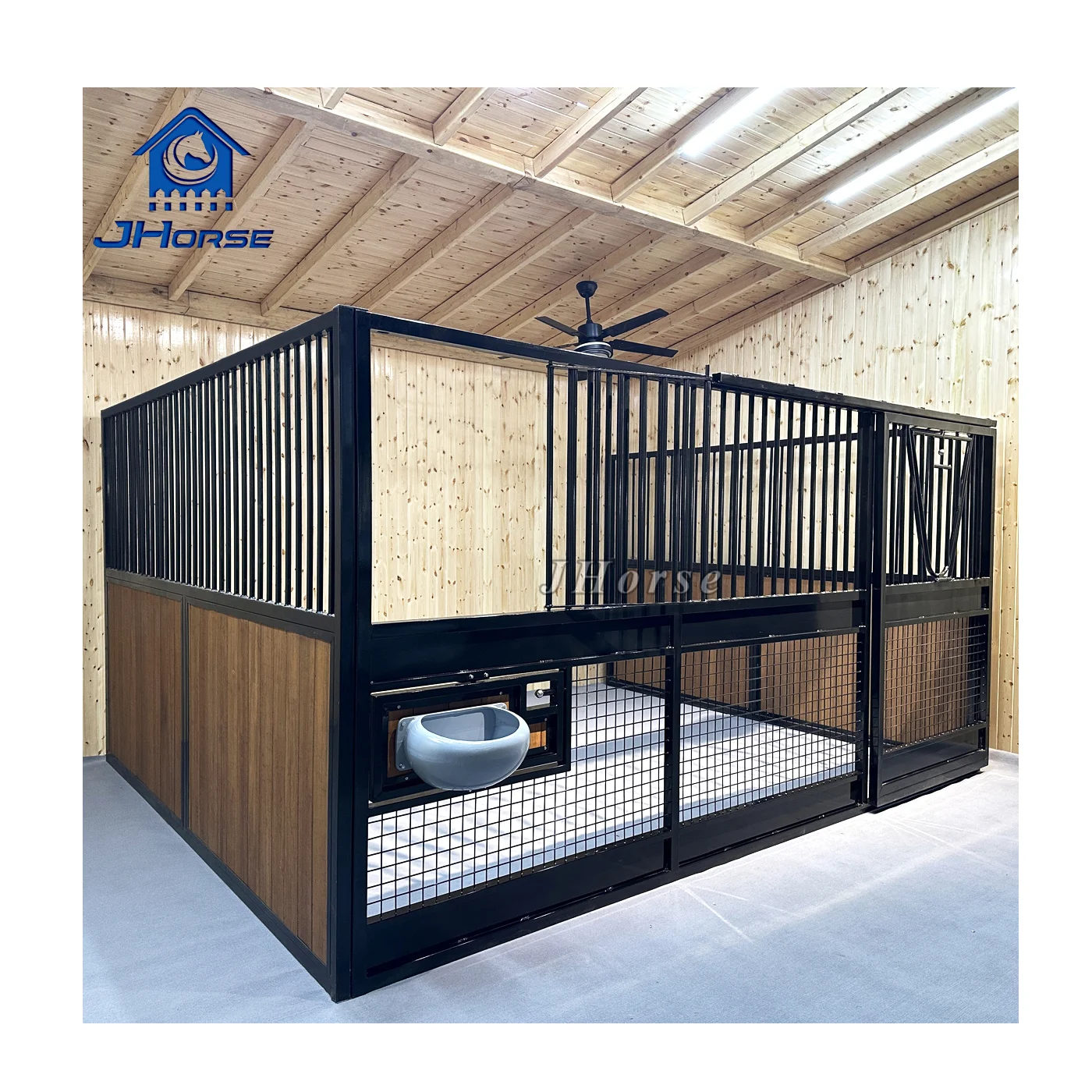 New design Wire Mesh Frame Safety  Horse Equipment Sliding Doors Box Front Panels  Horse Stable Stall