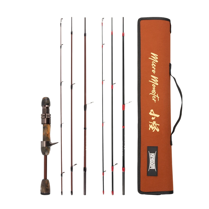 Kingdom Hot Sale Casting Fishing Rod 1.55m UltraLight 2 section Fishing Rod OEM Price Freshwater Spinning Fishing Rod for Trout