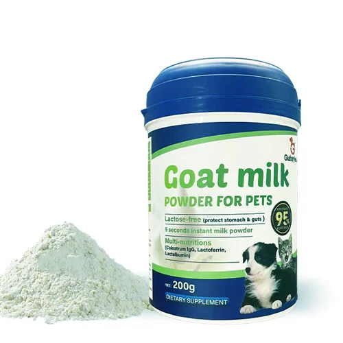 custom label high calcium and hypoallergenic Goat Milk Powder Disease Resistance Keep Intestinal Health for Dogs Cats