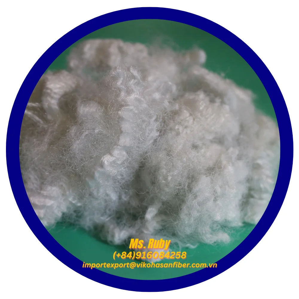 100% Polyester 4D HD White Hollow Dry Virgin Staple stuffing Quilts Pillows Sofa Blankets Cushions-Vietnam Vikohasan Supplier