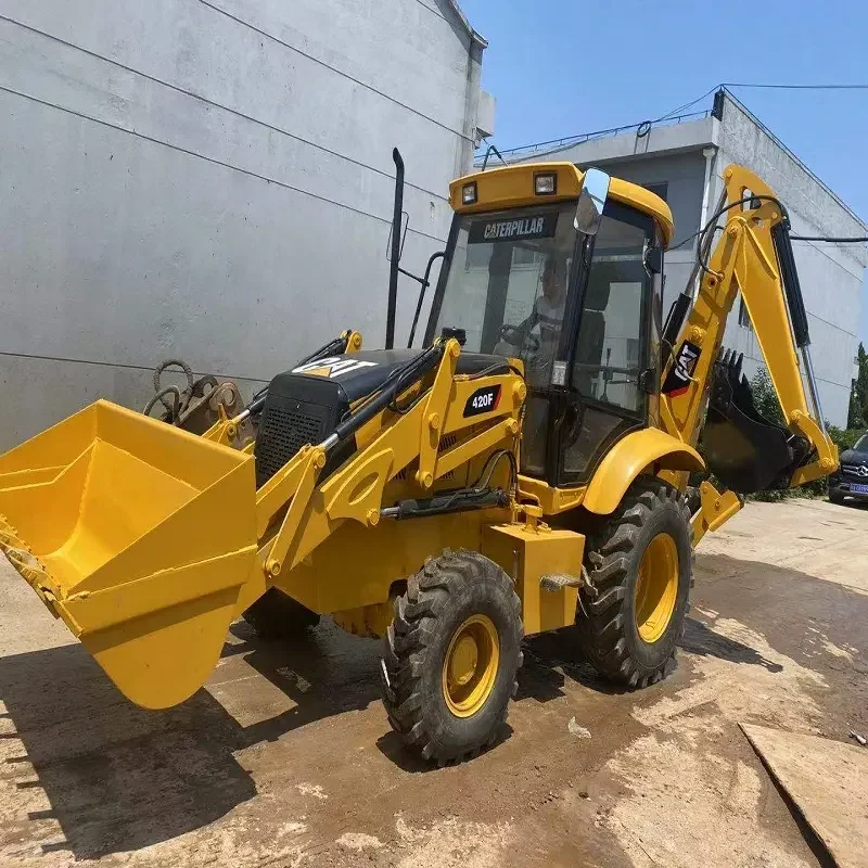 Original  Austria CAT Backhoe loader 420F used backhoe loader cat 416E used caterpillar 420F retro-excavator
