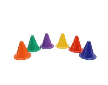 Highly Visible Lightweight PVC Bicycle Obstacle Course Dog Training Marker Cone Set Traffic Warning Product