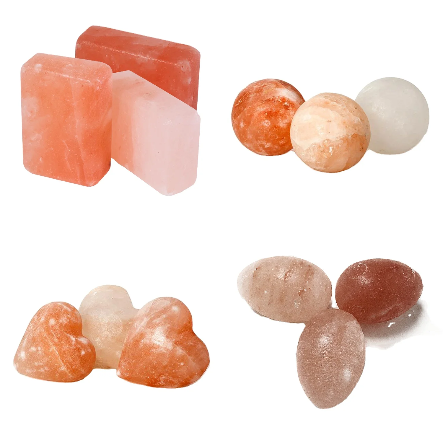 Pink Hiamlayan Salt Stone Massage With Multiple Health Benefits and Aromatherapy Hot Massage Stone For Home & Spa