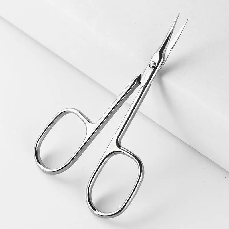 3.5inch cuticle scissors curved blade slim scissors for Dead Skin Trimming with precise pointed tip grooming scissors