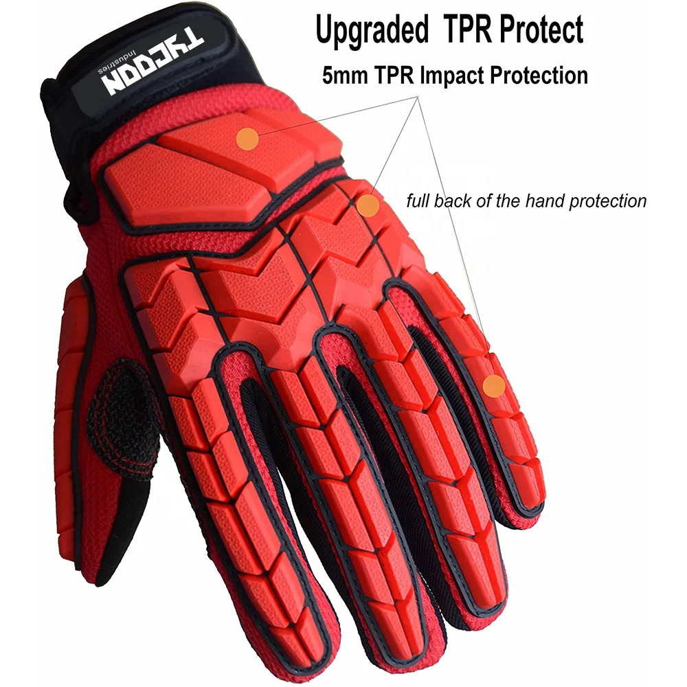 automatic safety latex mechanic gloves making production line mechanic gloves NEW 2022 mechanic gloves
