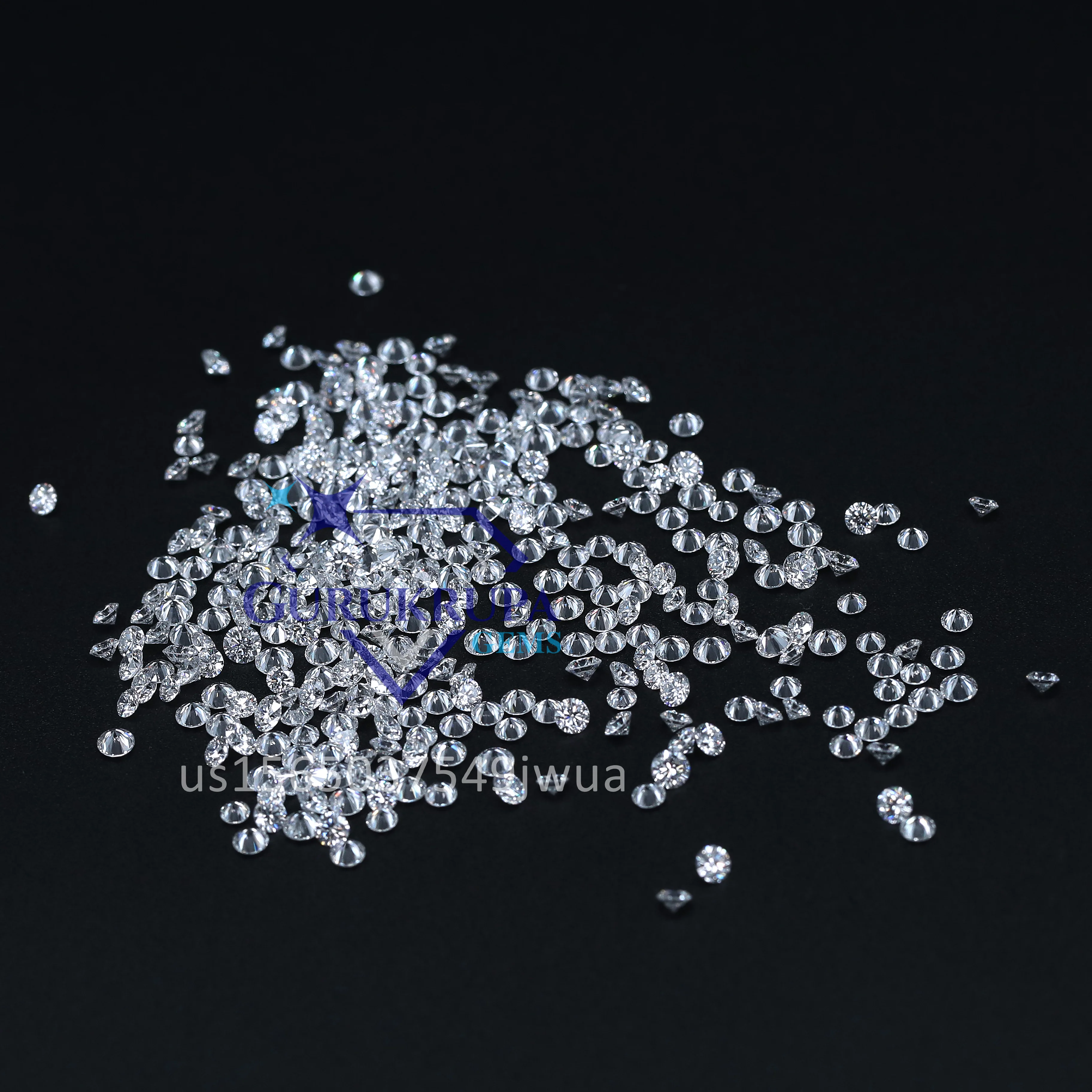 Оптовая цена круглая огранка бесцветная def-Рассыпчатая лаборатория cvd Hpht diamond за карат заводская от США